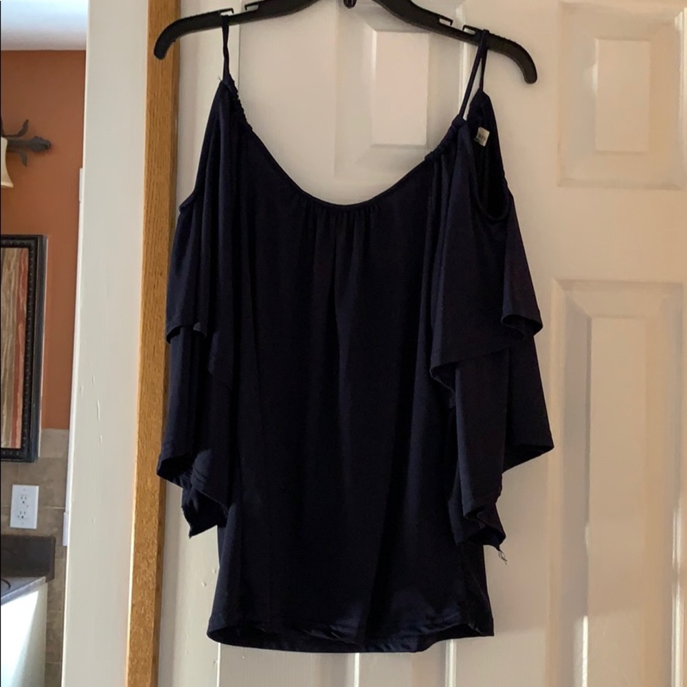 Navy blue top